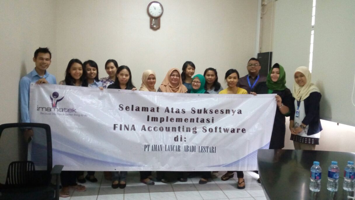 Sign Off Ceremony FINA Software Akuntansi PT. Aman Lancar Abadi Lestari