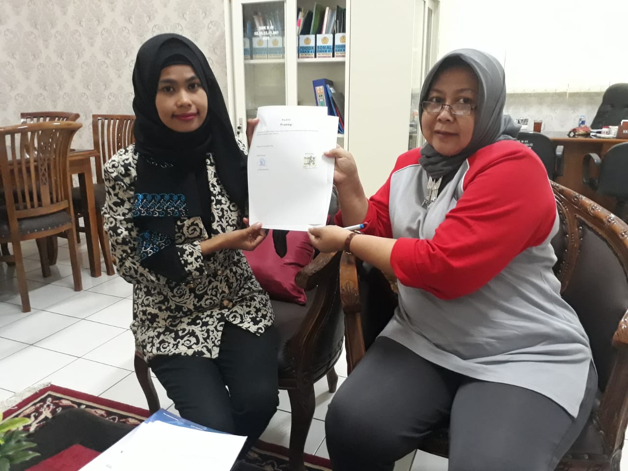 Penandatanganan MOU Imamatek dengan Kepala sekolah SMK Negeri 41 Jakarta