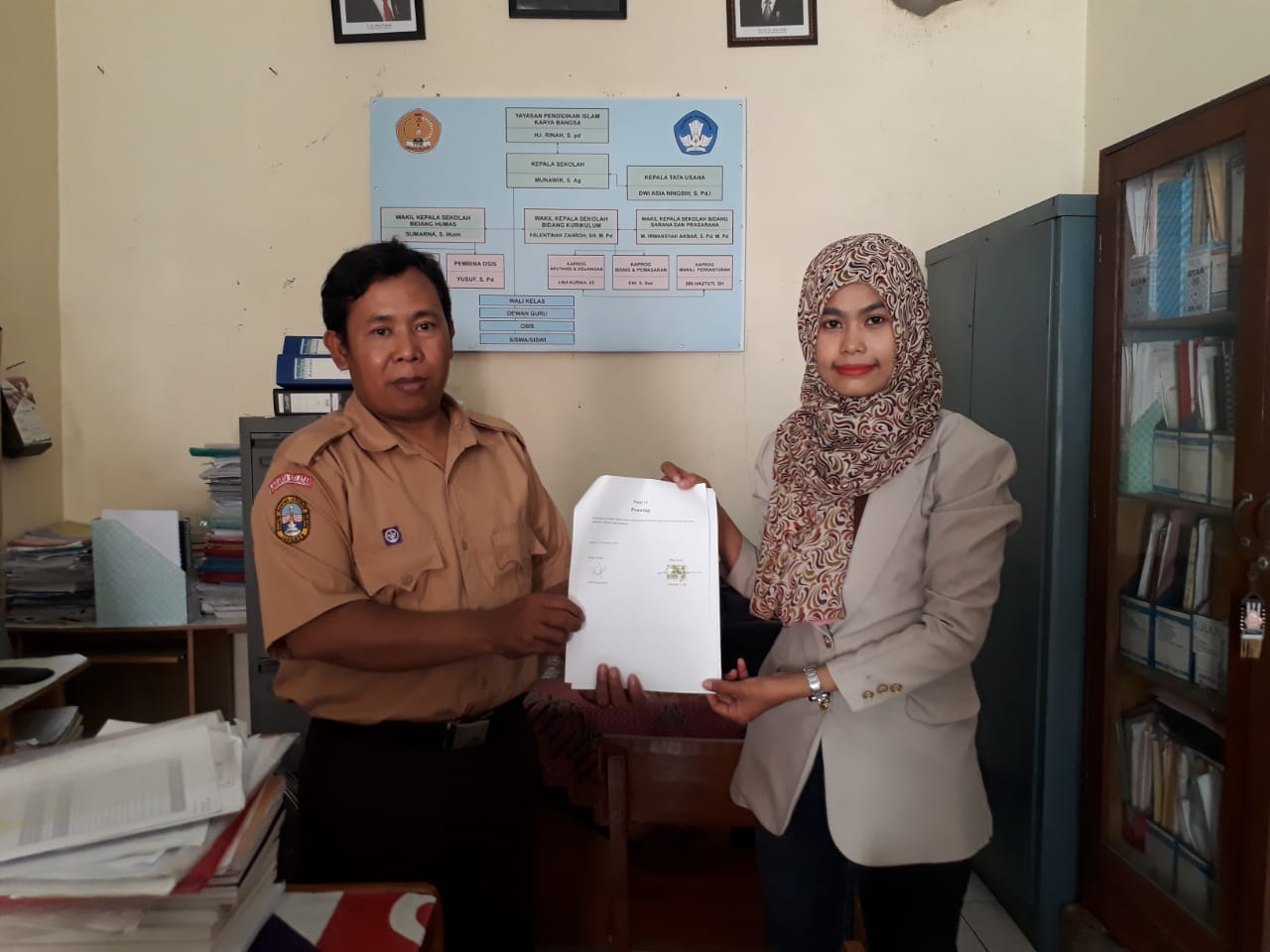  Penandatanganan MOU Imamatek dengan Kepala sekolah SMK Islam YPIK Jakarta