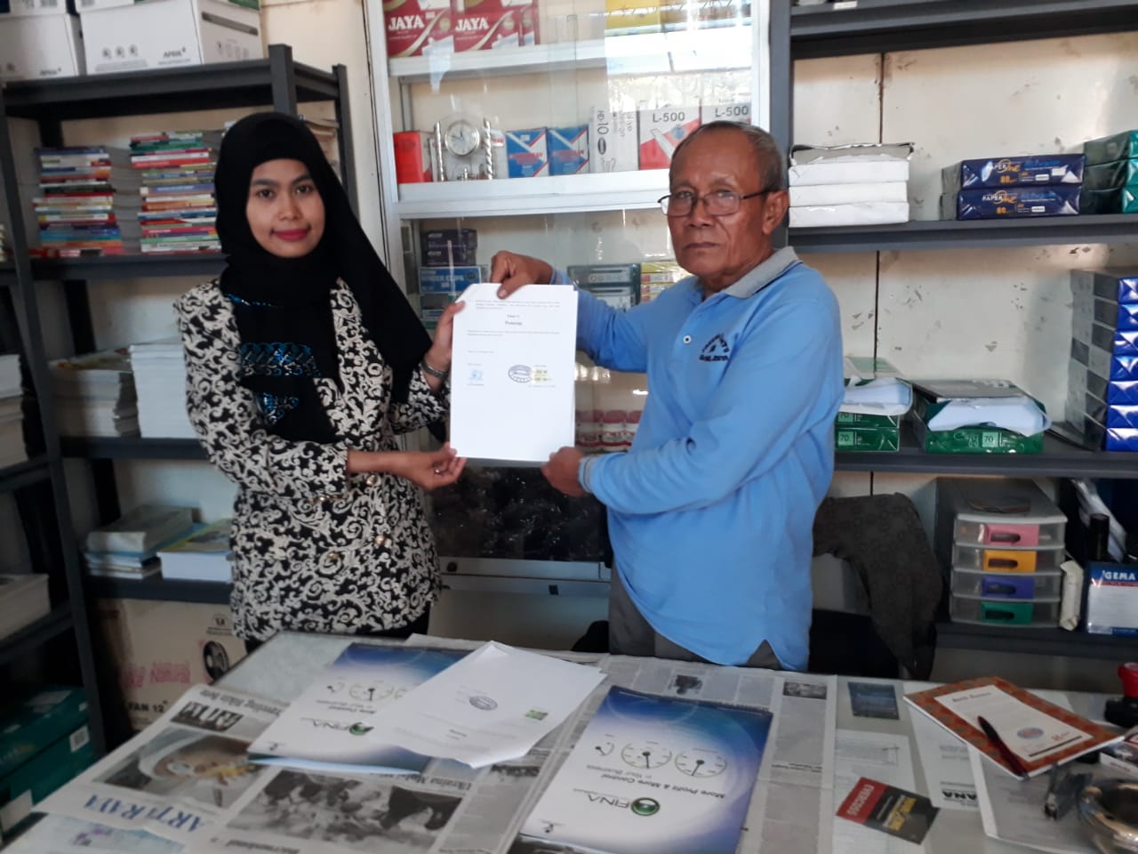  Penandatanganan MOU Imamatek dengan Kepala sekolah SMK LP3 Istana Jakarta