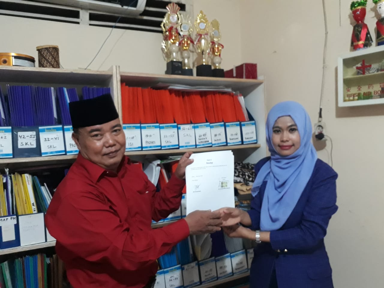  Penandatanganan MOU Imamatek dengan Kepala sekolah SMK Harnasto Institut Jakarta